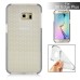 Fashion Transparent Clear Colored Frame TPU Back Case Cover For Samsung Galaxy S6 Edge Plus - Black