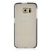 Fashion Transparent Clear Colored Frame TPU Back Case Cover For Samsung Galaxy S6 G920 - Black