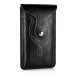 Fashion Up-Down Open Flip PU Leather Magnetic Closure Card Holder Belt Clip Holster Bag Pouch Case For iPhone 6 Plus Samsung Galaxy Note 5 / 3 / 4 - Black
