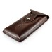 Fashion Up-Down Open Flip PU Leather Magnetic Closure Card Holder Belt Clip Holster Bag Pouch Case For iPhone 6 Plus Samsung Galaxy Note 5 / 3 / 4 - Coffee