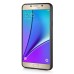 Fashion VERUS Horizontal Sliding Card Slot TPU And PC Hybrid Case For Samsung Galaxy Note 5 - Dark Blue