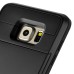 Fashion VERUS Horizontal Sliding Card Slot TPU And PC Hybrid Case For Samsung Galaxy S6 Edge Plus - Black