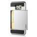 Fashion VERUS Horizontal Sliding Card Slot TPU And PC Hybrid Case For Samsung Galaxy S6 Edge Plus - Silver