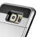 Fashion VERUS Horizontal Sliding Card Slot TPU And PC Hybrid Case For Samsung Galaxy S6 Edge Plus - Silver