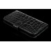 Fashionable Crocodile Skin Design Leather Wallet Flip Case For Samsung Galaxy S4 i9500 - Black