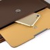 Fashionable Leather Handbag for iPad Air 2 ( iPad 6 ) - Dark Brown