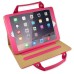 Fashionable Leather Handbag for iPad Air 2 ( iPad 6 ) - Magenta