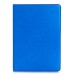 Fine Horse Skin Grain Wax  Design Sleep/Wake Stand PU Leather Folio Case With Card Slots For iPad Air 2 (iPad 6) - Dark Blue