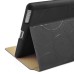 Five Rings Design Stand Flip Leather Case For iPad 2/3/4 - Black