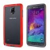 Flexible Soft TPU Bumper Case for Samsung Galaxy Note 4 - Red