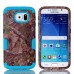 Forest PC And TPU Protective Hard Back Case Cover for Samsung Galaxy S7 G930 - Blue