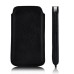 Genuine Leather Pouch For iPhone & iPod Touch - Black