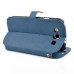 Glam Solid Color Magnetic Flip Snow Grain Leather Stand Case Cover With Card Slot For Samsung Galaxy S3 I9300 - Sapphire Blue