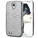 Glamorous Glittery Shimmering Powder Electroplating Metal Hard Case For Samsung Galaxy S4 i9500 i9505 - Gray
