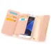 Glittering Powder Detachable Magnetic PU Leather Chain Handbag Folio Case With Card Slots for Samsung Galaxy S7 - Orange