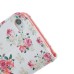 Gorgeous Flower Built-in Wallet Leather Case Cover for iPhone 4/4S