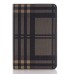 Grid Grain Sleep / Wake Dormancy Function Stand Leather Case With Card Slot For iPad Mini 4 - Brown