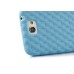 Grid Pattern Design Fine TPU Case Cover For Samsung Galaxy Note 2 - Blue