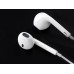 High Quality Earphone With Microphone And Volume Control Button For iPhone 5 iPod Touch 5 - White