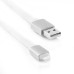 High Speed Noodle Pattern Micro USB Charge sync Cable for iPhone 6 iPhone 5/5S iPad Air 2 - Silver