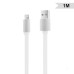 High Speed Noodle Pattern Micro USB Charge sync Cable for iPhone 6 iPhone 5/5S iPad Air 2 - Silver