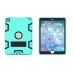 Hybrid Silicone and Plastic Protective Case with Touch Screen Film for iPad Pro 9.7 inch /ipad 6 - Mint green/Black