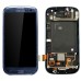 I535 R530 LCD Assembly Glass Touch Digitizer + LCD Display Screen + Middle Frame + Home Button + Flex Cable Front Housing Replacement Part For Samsung Galaxy S3 - Blue