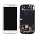 I535 R530 LCD Assembly Glass Touch Digitizer + LCD Display Screen + Middle Frame + Home Button + Flex Cable Front Housing Replacement Part For Samsung Galaxy S3 - White