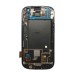 I747 T999 LCD Display Screen With Glass Digitizer Touchscreen Panel + Back Frame + Home Button Housing Replacement Part For Samsung Galaxy S3 - Blue