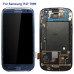I747 T999 LCD Display Screen With Glass Digitizer Touchscreen Panel + Back Frame + Home Button Housing Replacement Part For Samsung Galaxy S3 - Blue