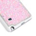 Jelly Color Bling Rhinestone Inlaid Hard Case for Samsung Galaxy Note 4 - Pink