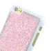 Jelly Color Bling Rhinestone Inlaid Hard Case for iPhone 6 Plus - Pink