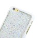 Jelly Color Bling Rhinestone Inlaid Hard Case for iPhone 6 Plus - White