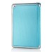 KY Design Flip Stand Leather Smart Cover Case For iPad Mini 4 - Blue