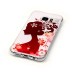 LED Flash Incoming Call Transparent Diamond Profile Flower Lady TPU Blink Back Case Cover for Samsung Galaxy S7 Edge