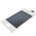 LG Brand iPhone 4 Digitizer Touch Panel Screen with LCD Display Screen + Flex Cable + Supporting Frame - White