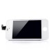 LG Brand iPhone 4S Digitizer Touch Panel Screen With LCD Display Screen + Flex Cable + Supporting Frame - White