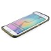 LOVE MEI 0.7 mm Dual Colors Metal Aluminium Bumper Case for Samsung Galaxy S6 Edge - Black/Gold