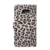 Leopard Design Magnetic Stand Flip Leather Case for Samsung Galaxy Note 7 - Brown
