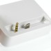 Lightning 8-Pin To 30-Pin Dock With Audio Converter Adapter Sycn Charger For iPhone 5 iPod Touch 5 - White