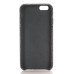 Linen Herringbone Patterns Back Case Cover for iPhone 6/6s Plus - Black