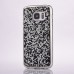Luxury Bling Rhinestone Transparent Clear TPU Back Case Cover for Samsung Galaxy S7 G930 - Black/Silver