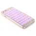Luxury Candy Color Bling Rhinestone Diamond Chain Design Protective Hard Case for iPhone 6 4.7 inch - Light Purple