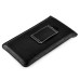 Luxury Card Holder Up-Down Open Flip PU Leather Magnetic Closure Bag Pouch Case For Samsung Galaxy S6 / S6 Edge/S5 / S4 / S3 - Black