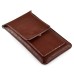Luxury Card Holder Up-Down Open Flip PU Leather Magnetic Closure Bag Pouch Case For Samsung Galaxy S6 / S6 Edge/S5 / S4 / S3 - Brown