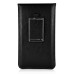 Luxury Card Holder Up-Down Open Flip PU Leather Magnetic Closure Bag Pouch Case For iPhone 6 Plus Samsung Galaxy Note 5 / 3 / 4 - Black