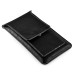 Luxury Card Holder Up-Down Open Flip PU Leather Magnetic Closure Bag Pouch Case For iPhone 6 Plus Samsung Galaxy Note 5 / 3 / 4 - Black