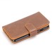 Luxury Crazy Horse Leather Case Wallet With Card Holder for iPhone 7 - Dark brown