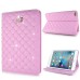 Luxury Crown Leather Smart Stand Case Cover For iPad Mini 4 - Pink