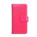 Luxury Detachable Crazy Horse Leather Case Wallet With Card Holder for Samsung Galaxy S7 Edge - Magenta